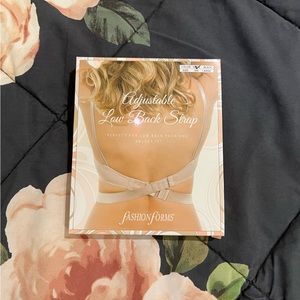 Fashion Forms Women's Adjustable Low Back Strap Converter Nude NWT